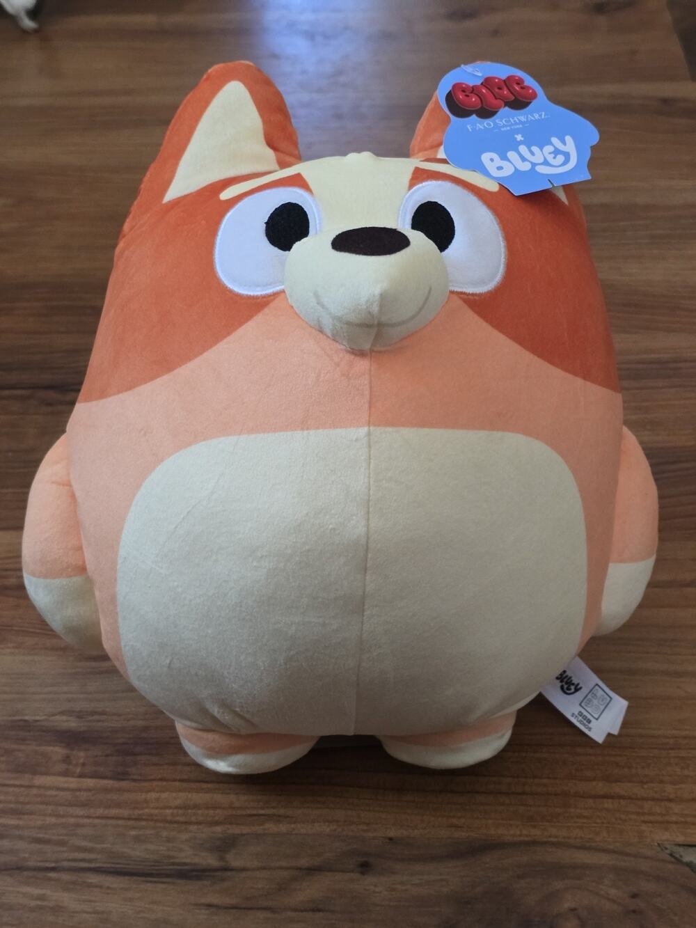 FAO Schwarz x Bluey Bingo 10" Squishy Plush Stuffed Animal New With Tags S29